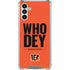 NFL Cincinnati Bengals Team Motto Galaxy A13 5G Clear Case