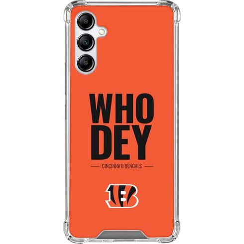 NFL Cincinnati Bengals Team Motto Galaxy A15 5G Clear Case