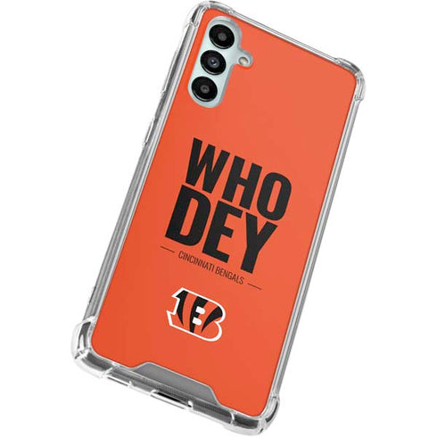 NFL Cincinnati Bengals Team Motto Galaxy A15 5G Clear Case