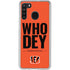NFL Cincinnati Bengals Team Motto Galaxy A21 Clear Case