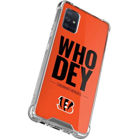 NFL Cincinnati Bengals Team Motto Galaxy A51 5G Clear Case