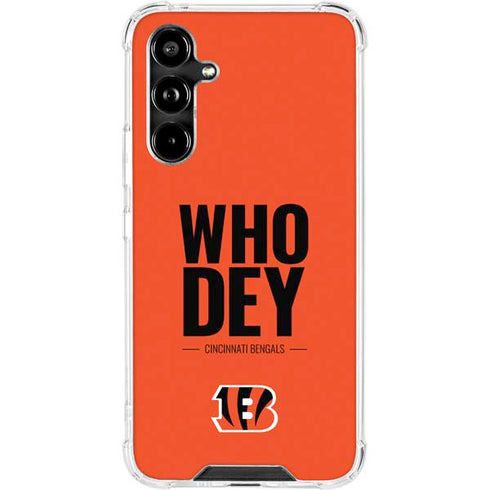 NFL Cincinnati Bengals Team Motto Galaxy A54 5G Clear Case