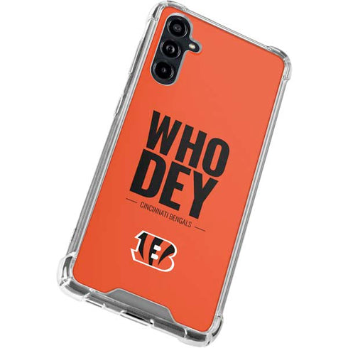 NFL Cincinnati Bengals Team Motto Galaxy A54 5G Clear Case