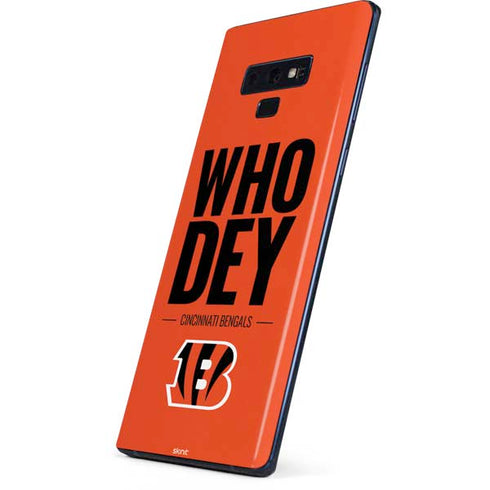 NFL Cincinnati Bengals Team Motto Galaxy Note 9 Skin