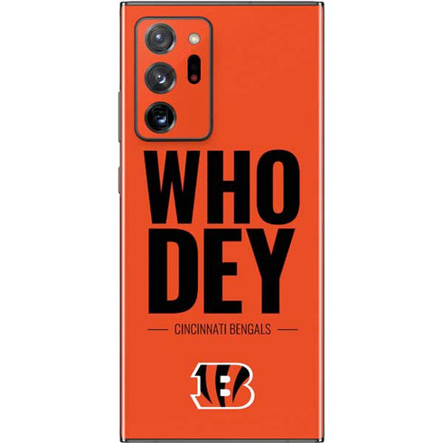 NFL Cincinnati Bengals Team Motto Galaxy Note20 Ultra 5G Skin