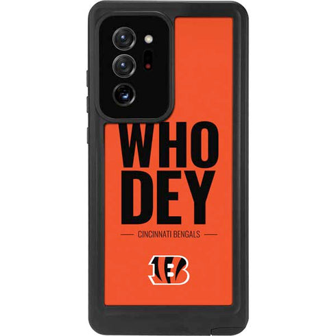 NFL Cincinnati Bengals Team Motto Galaxy Note20 Ultra 5G Waterproof Case