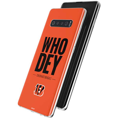NFL Cincinnati Bengals Team Motto Galaxy S10 Plus Skin