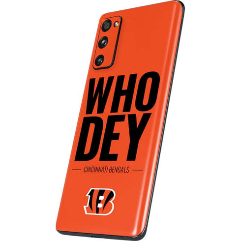 NFL Cincinnati Bengals Team Motto Galaxy S20 Fan Edition Skin