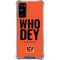 NFL Cincinnati Bengals Team Motto Galaxy S20 FE Clear Case