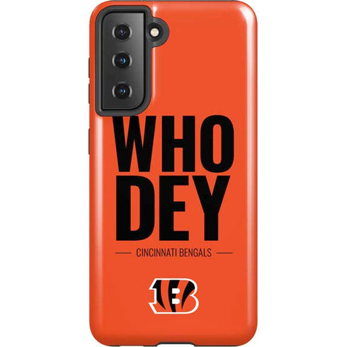 NFL Cincinnati Bengals Team Motto Galaxy S21 5G Pro Case