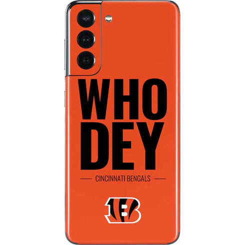NFL Cincinnati Bengals Team Motto Galaxy S21 5G Skin