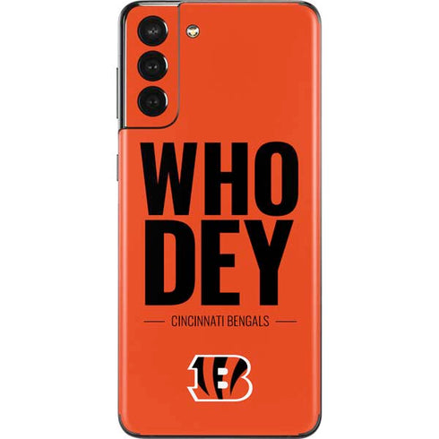 NFL Cincinnati Bengals Team Motto Galaxy S21 Plus 5G Skin