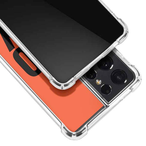 NFL Cincinnati Bengals Team Motto Galaxy S21 Ultra 5G Clear Case