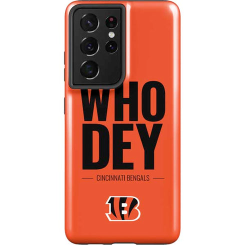 NFL Cincinnati Bengals Team Motto Galaxy S21 Ultra 5G Pro Case