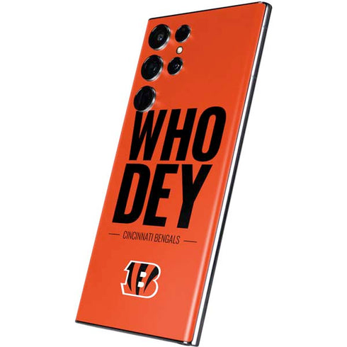 NFL Cincinnati Bengals Team Motto Galaxy S22 Ultra Skin