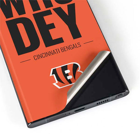 NFL Cincinnati Bengals Team Motto Galaxy S22 Ultra Skin