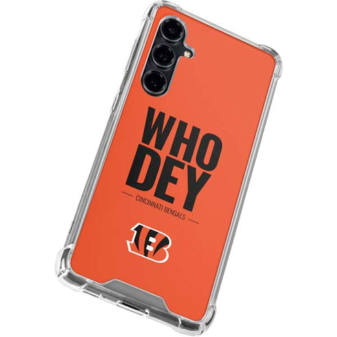 NFL Cincinnati Bengals Team Motto Galaxy S23 FE Clear Case