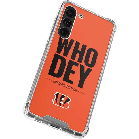 NFL Cincinnati Bengals Team Motto Galaxy S23 Plus Clear Case
