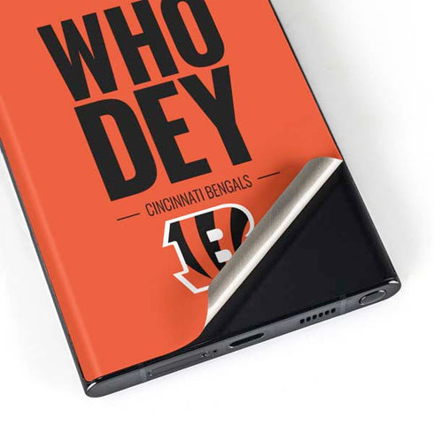 NFL Cincinnati Bengals Team Motto Galaxy S23 Ultra Skin