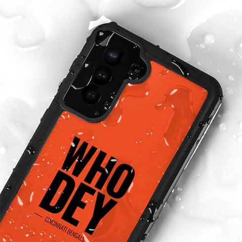 NFL Cincinnati Bengals Team Motto Galaxy S23 Waterproof Case