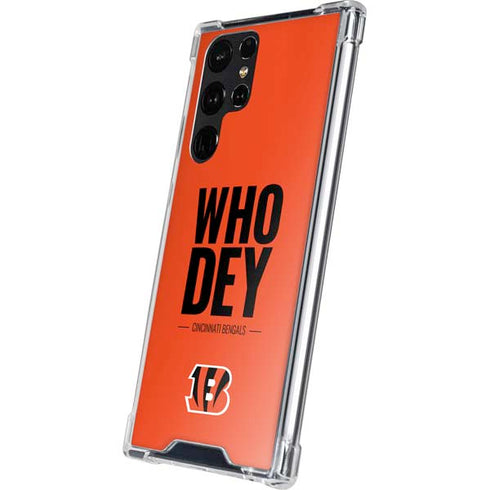 NFL Cincinnati Bengals Team Motto Galaxy S24 Ultra Clear Case