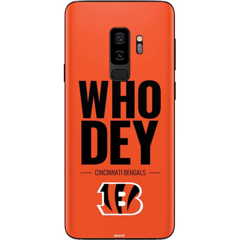 NFL Cincinnati Bengals Team Motto Galaxy S9 Plus Skin