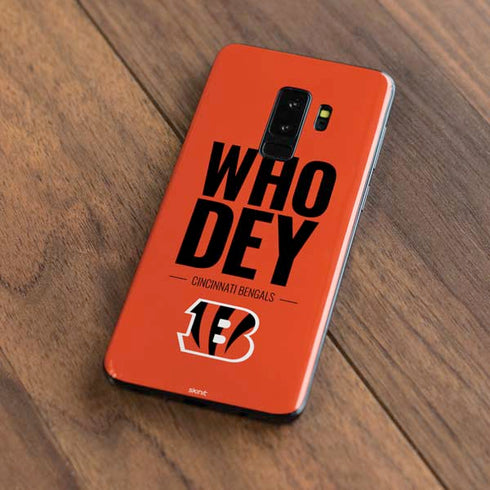 NFL Cincinnati Bengals Team Motto Galaxy S9 Plus Skin