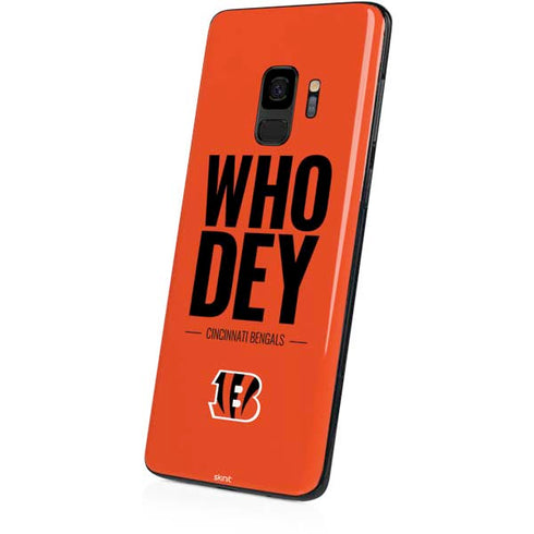 NFL Cincinnati Bengals Team Motto Galaxy S9 Skin