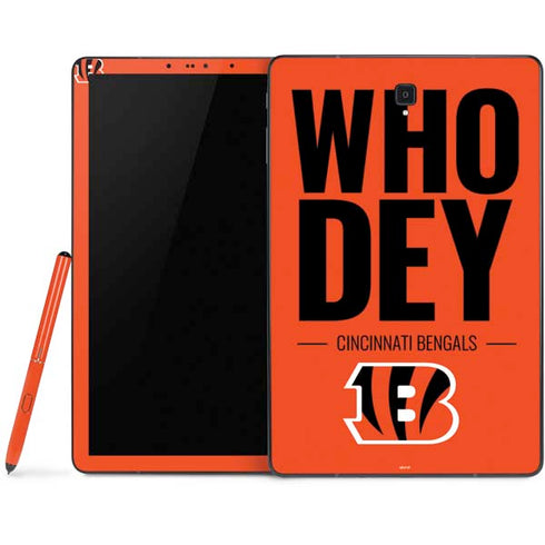 NFL Cincinnati Bengals Team Motto Samsung Galaxy Tab Skin