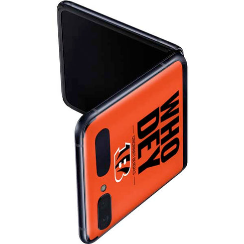 NFL Cincinnati Bengals Team Motto Galaxy Z Flip Skin