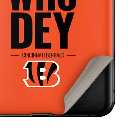 NFL Cincinnati Bengals Team Motto Galaxy Z Flip Skin