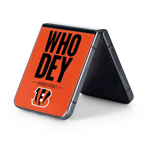 NFL Cincinnati Bengals Team Motto Galaxy Z Flip5 5G Skin