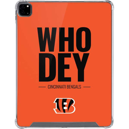 NFL Cincinnati Bengals Team Motto iPad Pro 12.9in (2020) Clear Case