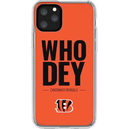 NFL Cincinnati Bengals Team Motto iPhone 11 Pro Clear Case