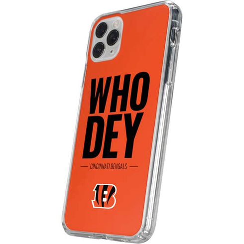 NFL Cincinnati Bengals Team Motto iPhone 11 Pro Clear Case