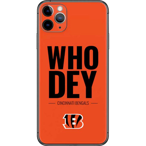 NFL Cincinnati Bengals Team Motto iPhone 11 Pro Max Skin