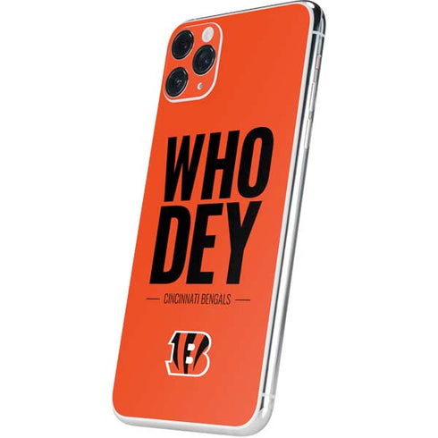 NFL Cincinnati Bengals Team Motto iPhone 11 Pro Max Skin
