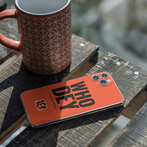 NFL Cincinnati Bengals Team Motto iPhone 11 Pro Max Skin