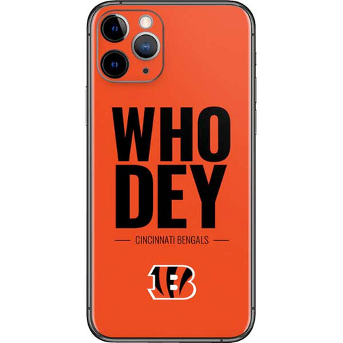 NFL Cincinnati Bengals Team Motto iPhone 11 Pro Skin