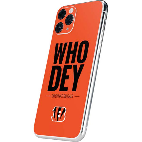 NFL Cincinnati Bengals Team Motto iPhone 11 Pro Skin