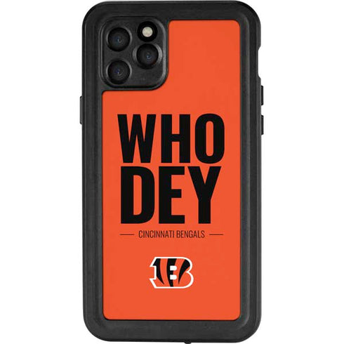 NFL Cincinnati Bengals Team Motto iPhone 11 Pro Waterproof Case