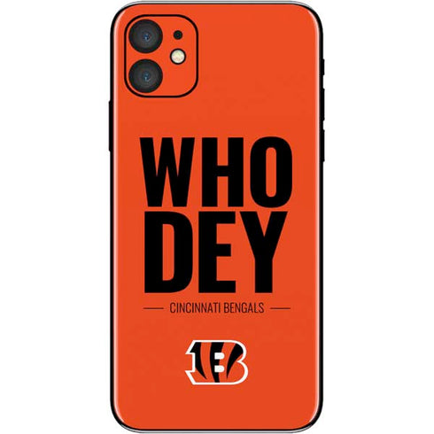 NFL Cincinnati Bengals Team Motto iPhone 11 Skin