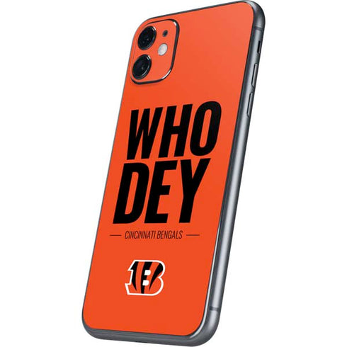 NFL Cincinnati Bengals Team Motto iPhone 11 Skin
