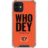 NFL Cincinnati Bengals Team Motto iPhone 12 Clear Case