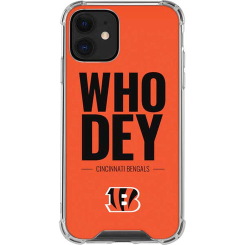 NFL Cincinnati Bengals Team Motto iPhone 12 Mini Clear Case