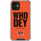 NFL Cincinnati Bengals Team Motto iPhone 12 Mini Clear Case