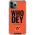 NFL Cincinnati Bengals Team Motto iPhone 12 Pro Clear Case