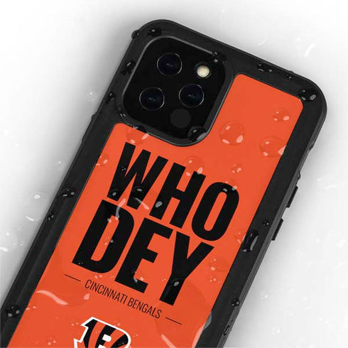 NFL Cincinnati Bengals Team Motto iPhone 12 Pro Waterproof Case