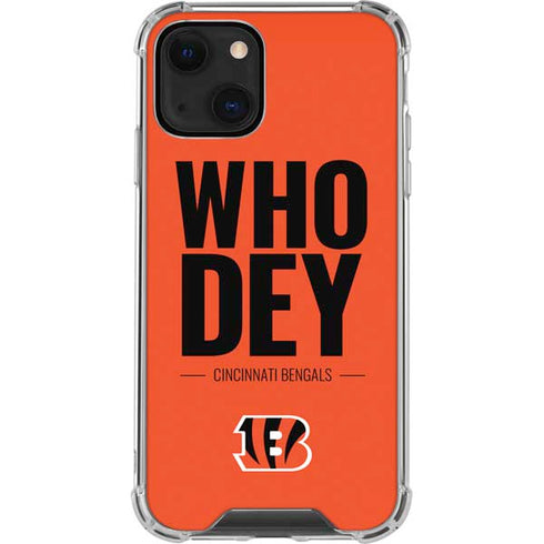 NFL Cincinnati Bengals Team Motto iPhone 13 Clear Case