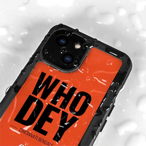 NFL Cincinnati Bengals Team Motto iPhone 13 Mini Waterproof Case